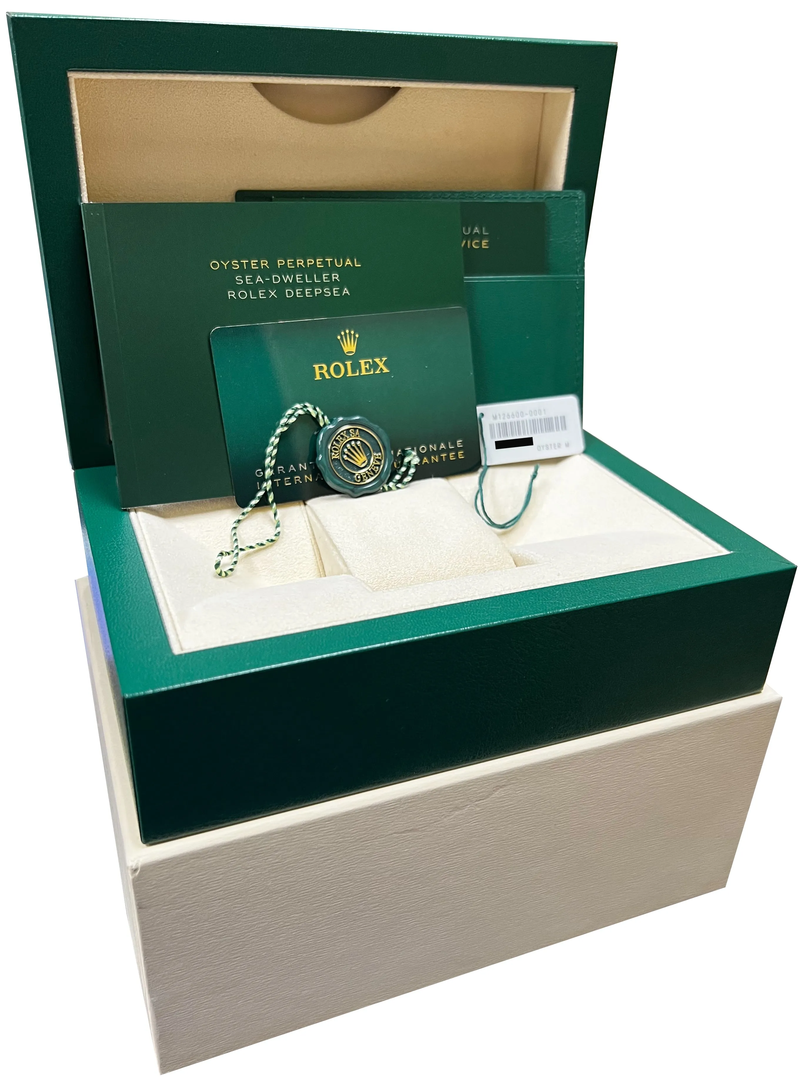 2021 Rolex Red Sea-Dweller 43mm MK II 50th Ann Stainless Steel 126600 B P Watch