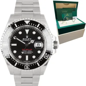 2021 Rolex Red Sea-Dweller 43mm MK II 50th Ann Stainless Steel 126600 B P Watch