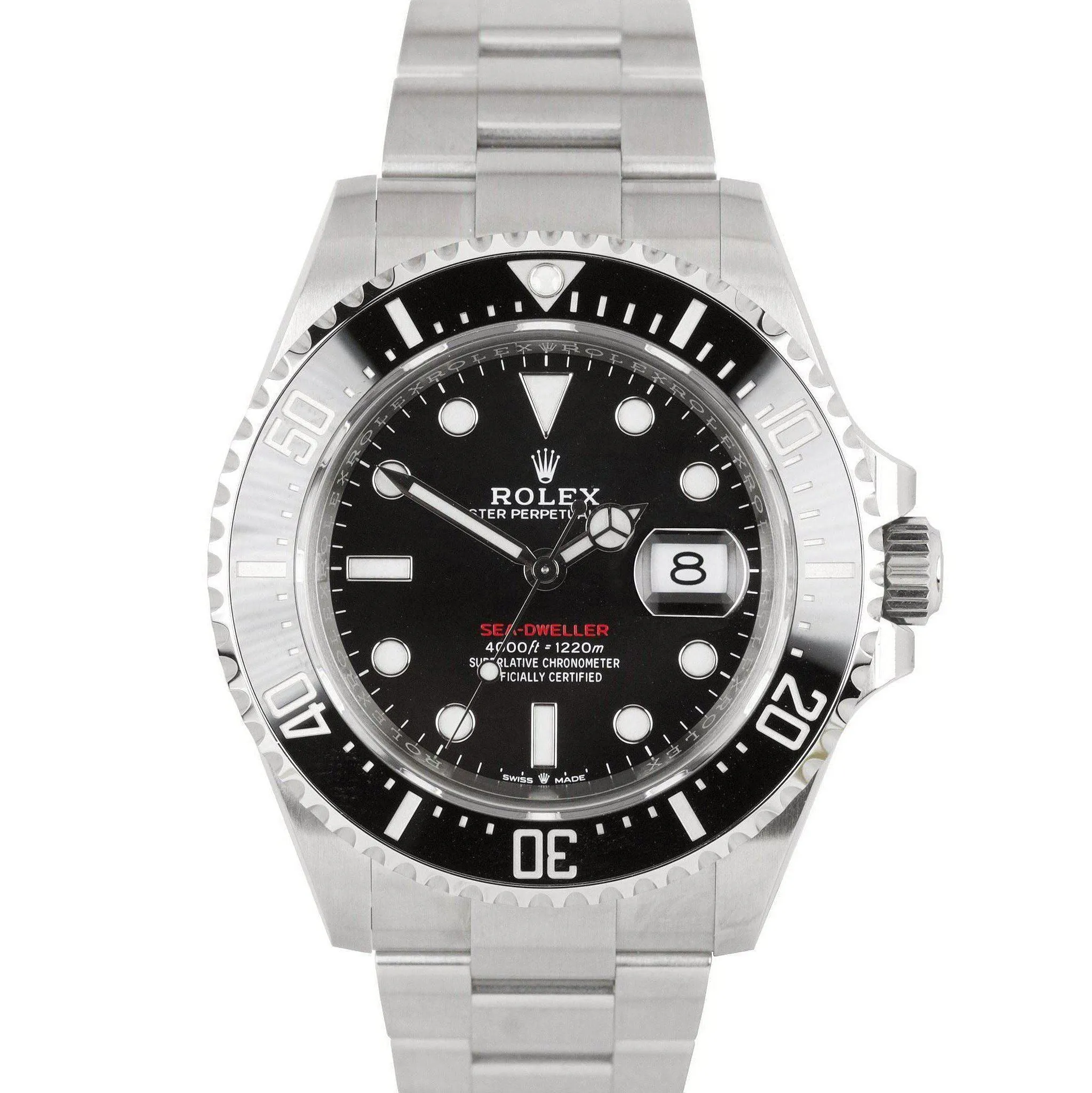 2021 Rolex Red Sea-Dweller 43mm MK II 50th Ann Stainless Steel 126600 B P Watch