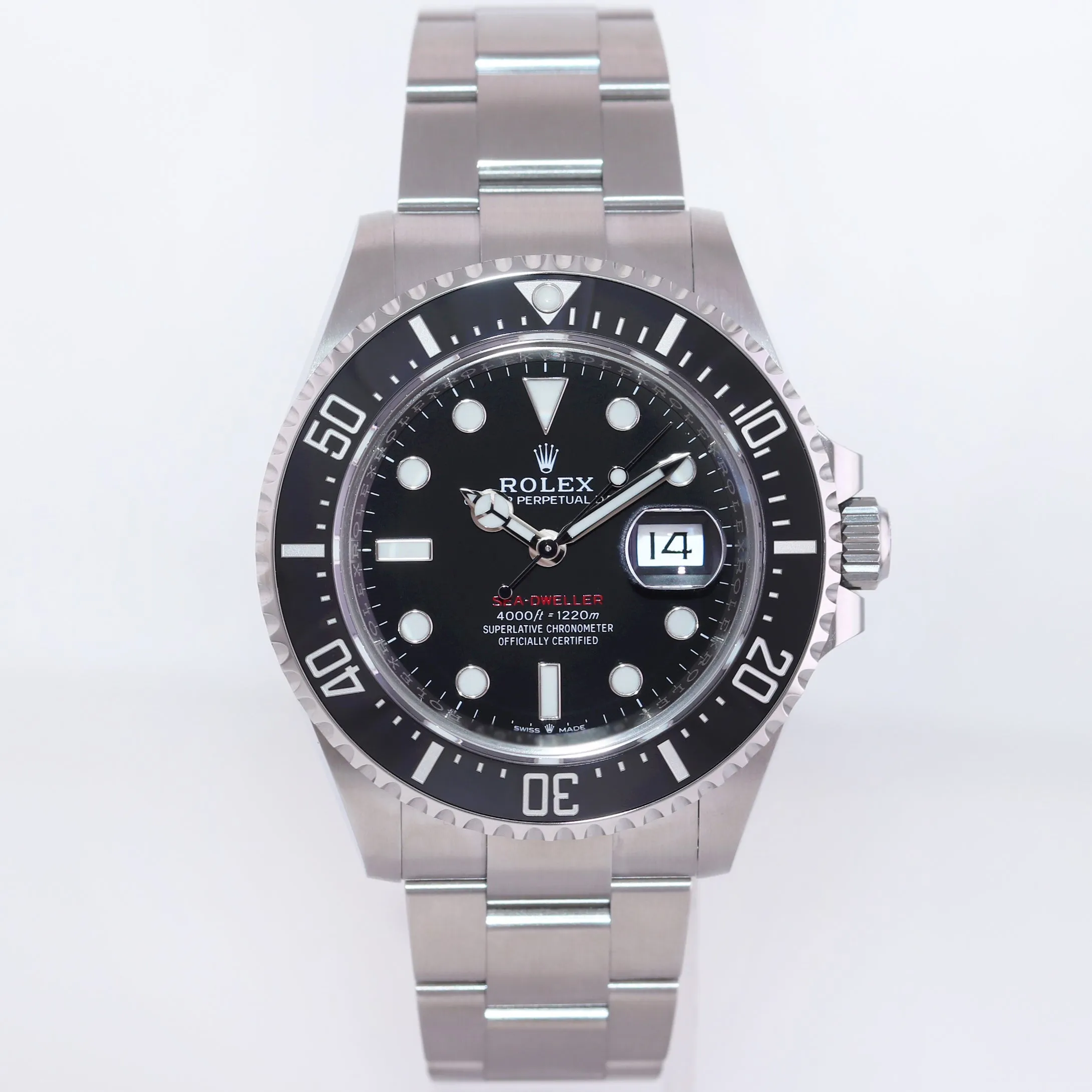 2022 MINT PAPERS Rolex Red Seadweller SD43 126600 43mm Mark 2 Watch Box