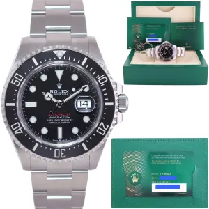 2022 MINT PAPERS Rolex Red Seadweller SD43 126600 43mm Mark 2 Watch Box