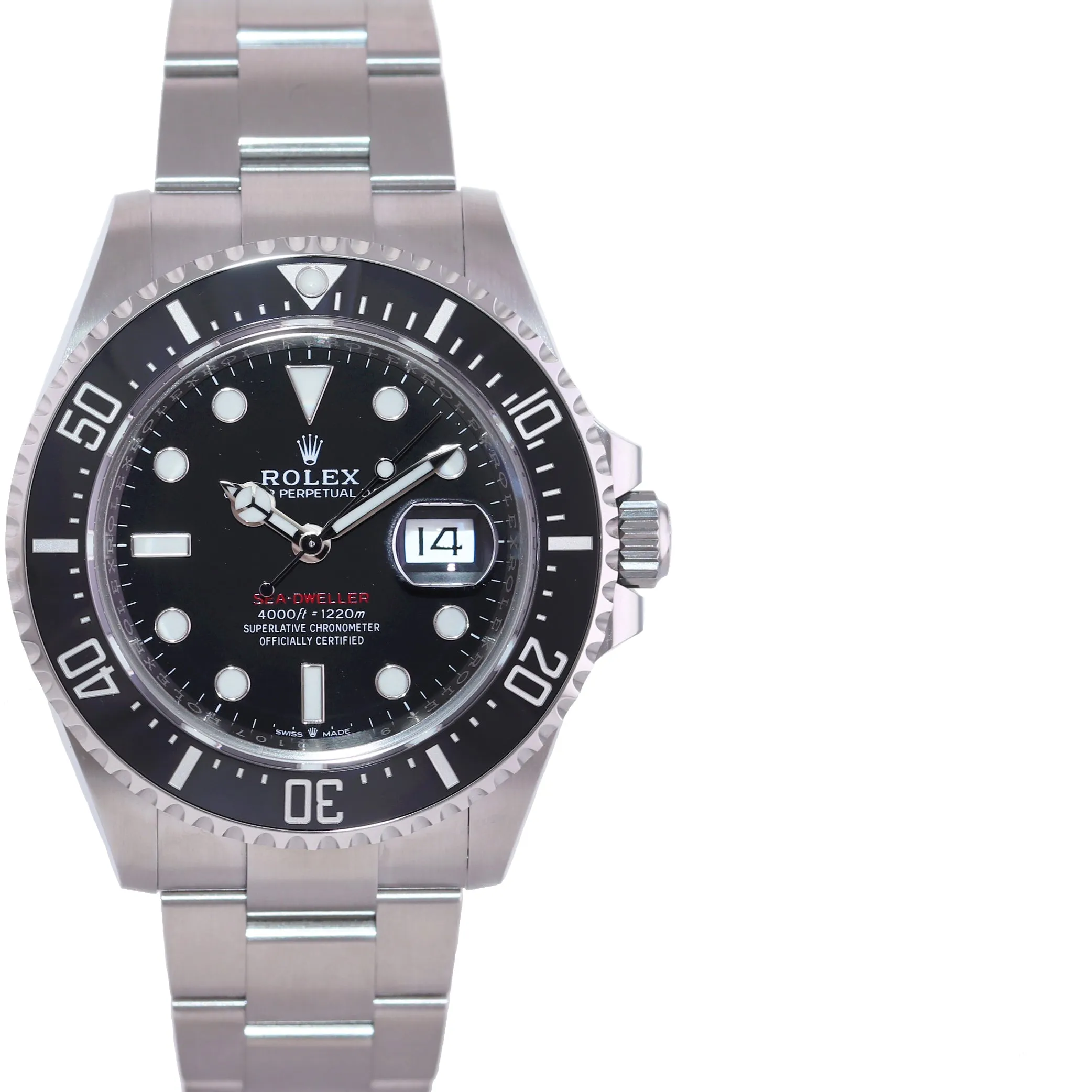 2022 MINT PAPERS Rolex Red Seadweller SD43 126600 43mm Mark 2 Watch Box