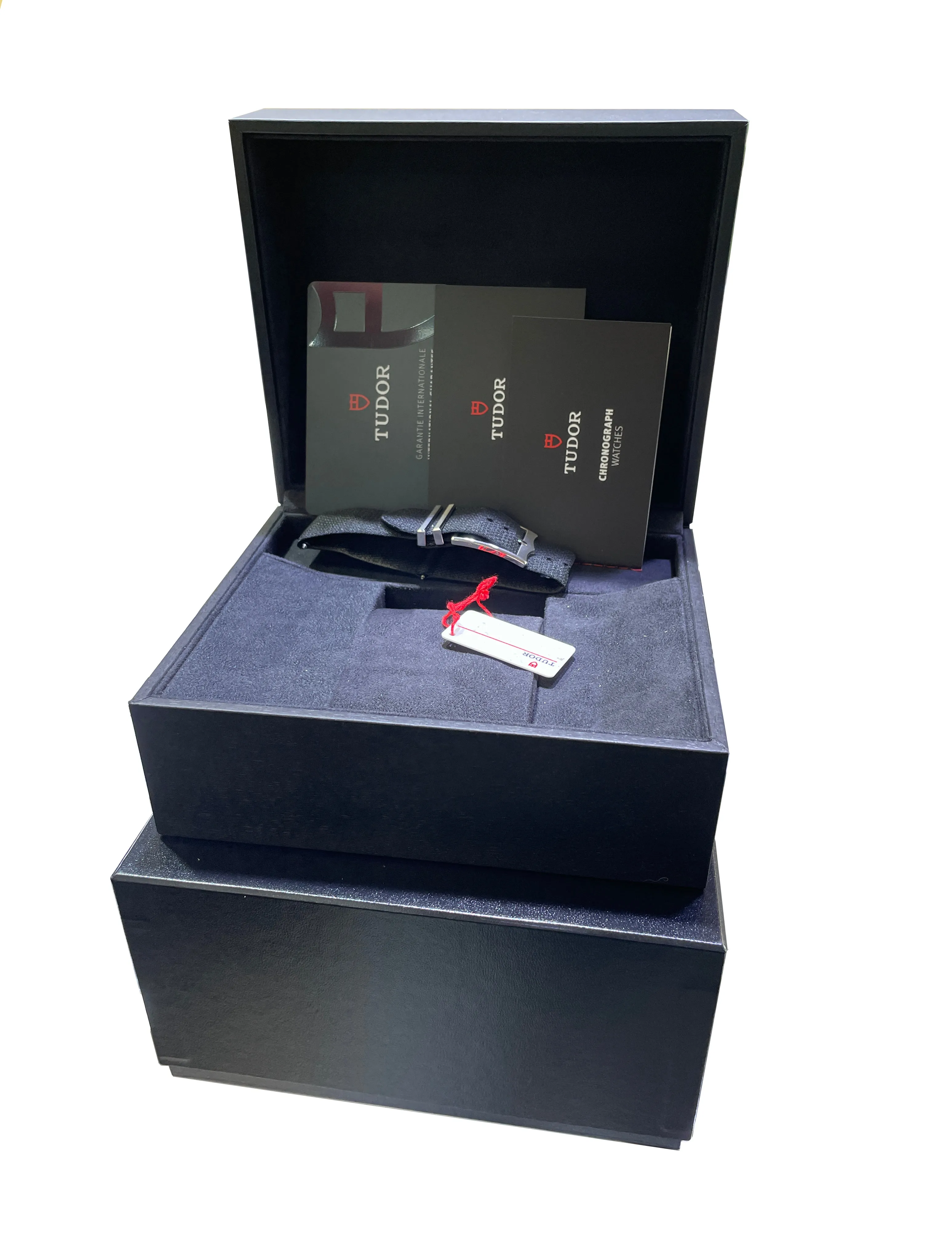 2022 Tudor Black Bay Chrono 18K Two-Tone Gold 41mm Black Steel Watch 79363 B P