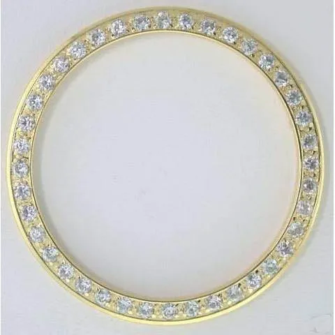 2.25 Ct Custom Mined Diamond Bezel To Fit Rolex Date All Watch Models
