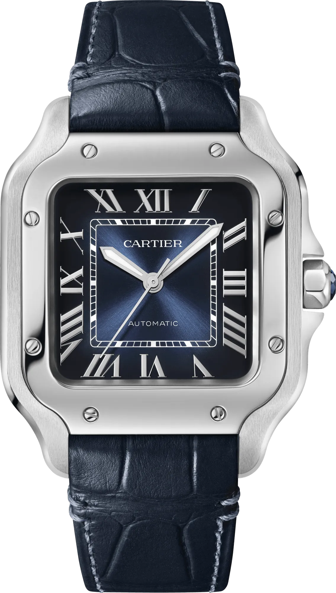 36mm C-Luxury-Watches Santos Blue