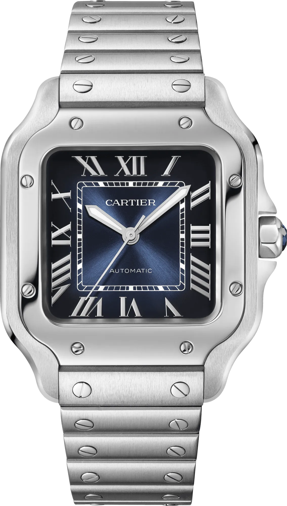 36mm C-Luxury-Watches Santos Blue