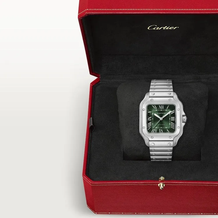 36mm C-Luxury-Watches Santos Green
