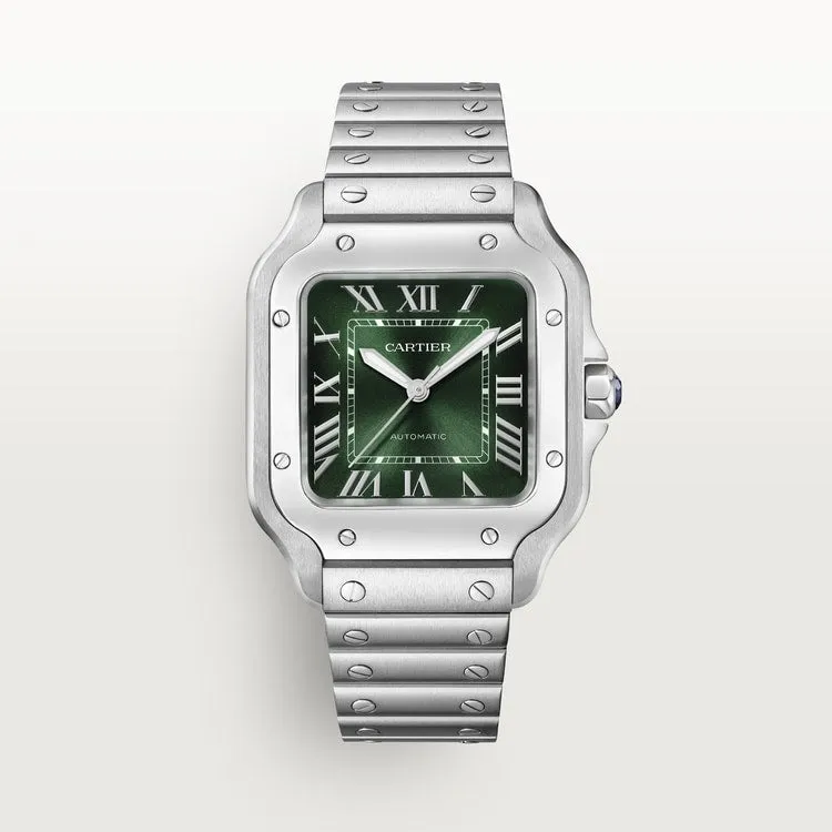 36mm C-Luxury-Watches Santos Green