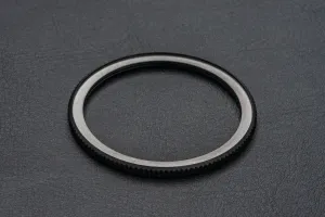 41.5mm Coin Edge thin profile PVD Black bezel - for DWC divers, Seiko SKX and 5KX/SRPD