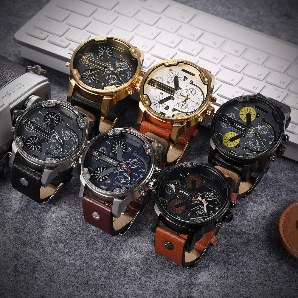 52MM Großen Fall Quarzuhr Für Männer