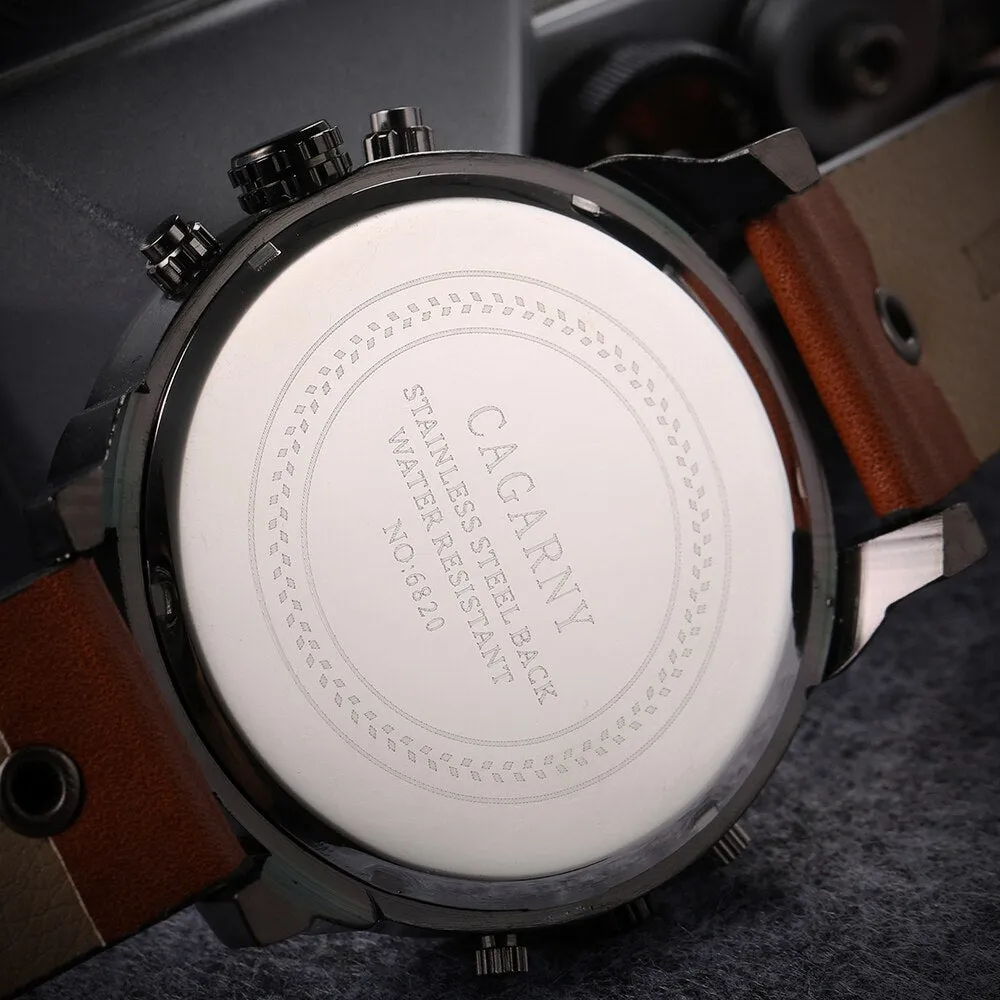 52MM Großen Fall Quarzuhr Für Männer
