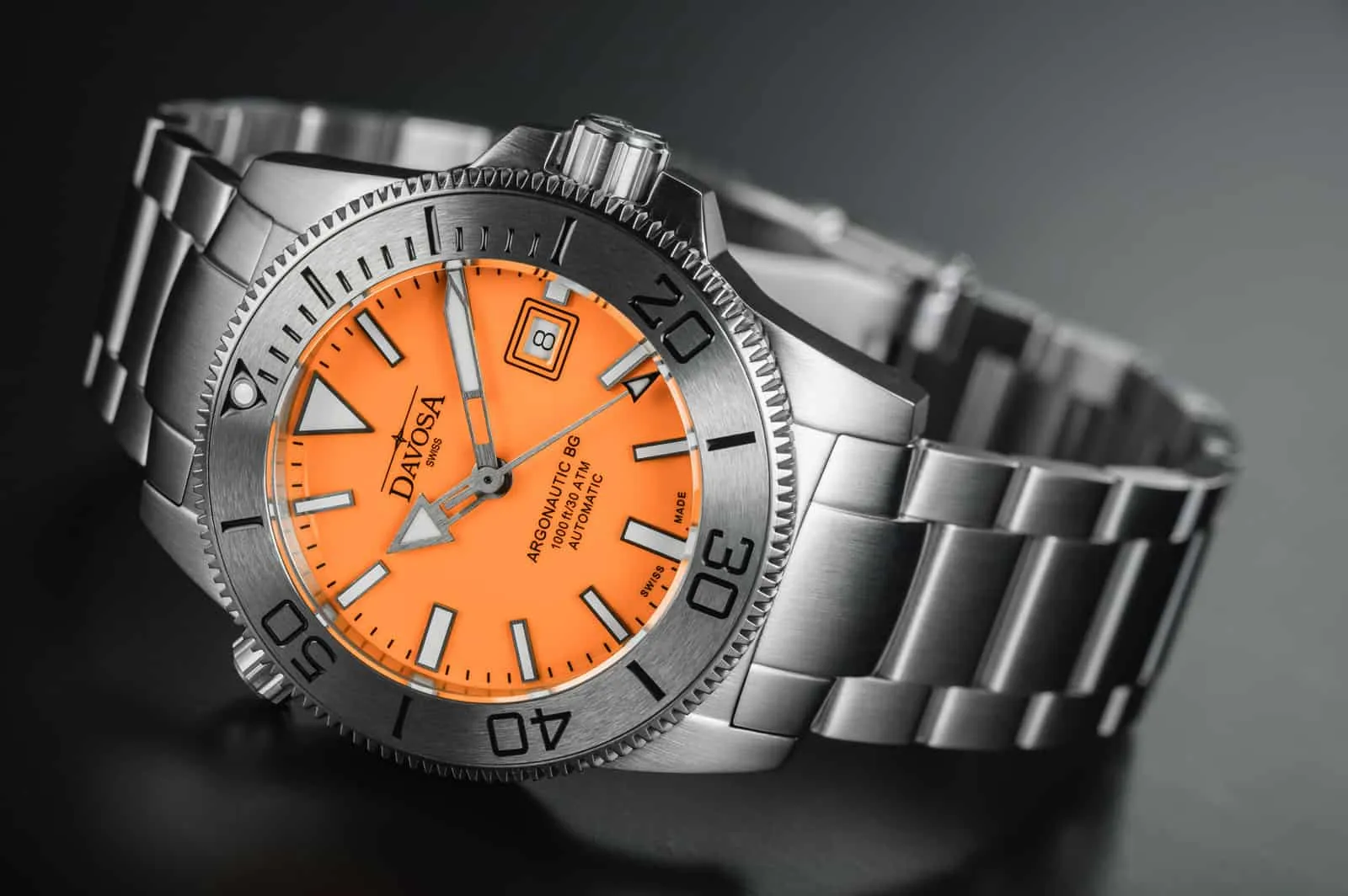Argonautic Coral Automatic 300m Orange Men's Diver Watch 16152760 Limited Edition OUTLET