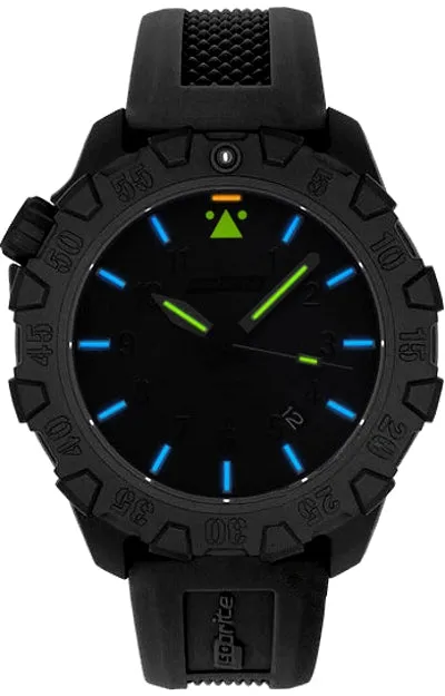 Armourlite IsoBright Squadron T100 Tritium Automatic Watch, Blackout, ISO1101