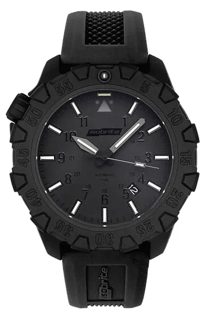Armourlite IsoBright Squadron T100 Tritium Automatic Watch, Blackout, ISO1101