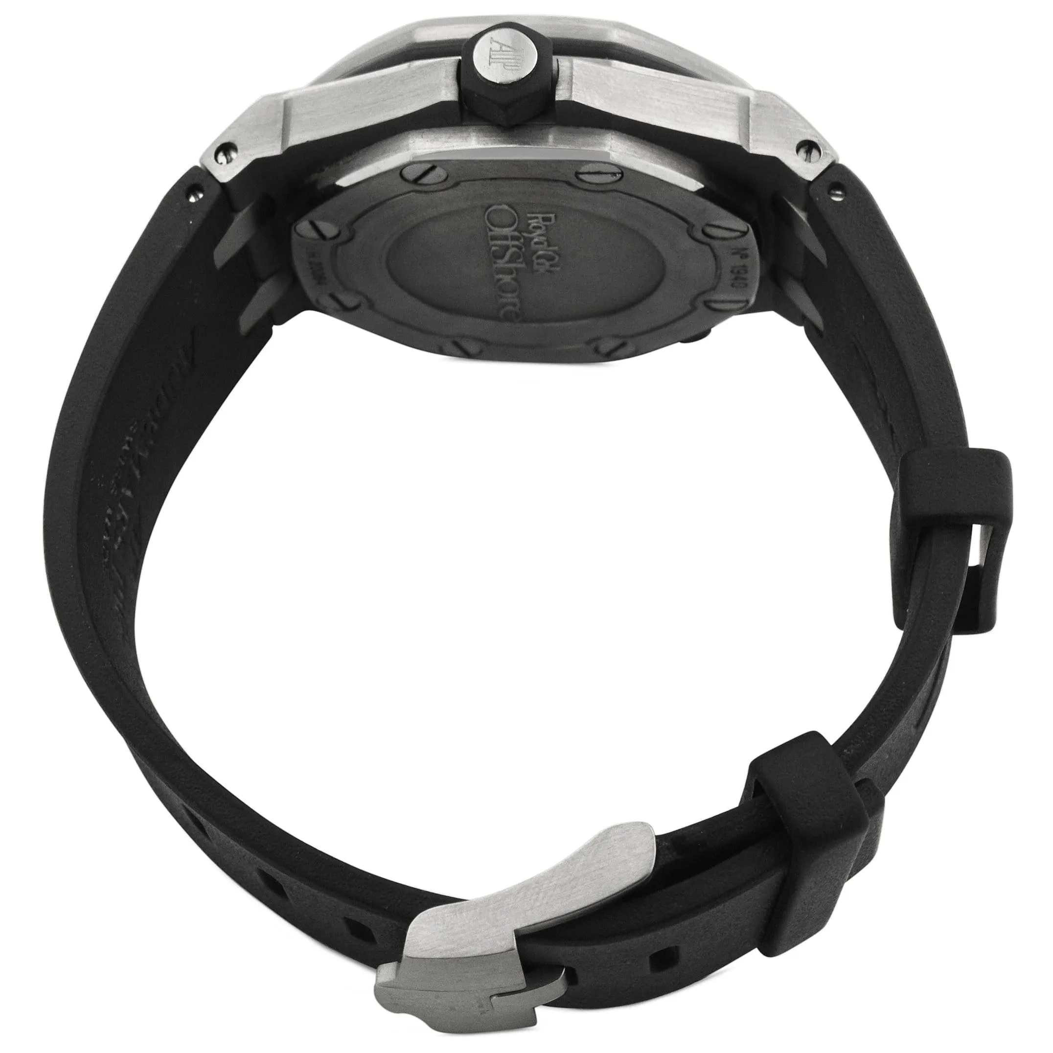 Audemars Piguet Men's Royal Oak Offshore Diver Stainless Steel 42mm Black Stick Dial Watch Reference #: 15710.ST.OO.A002.CA.01