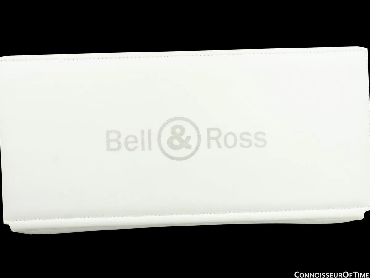 Bell & Ross BRS Phantom White Ladies Large Aviator's Watch - BRS-98-WCS