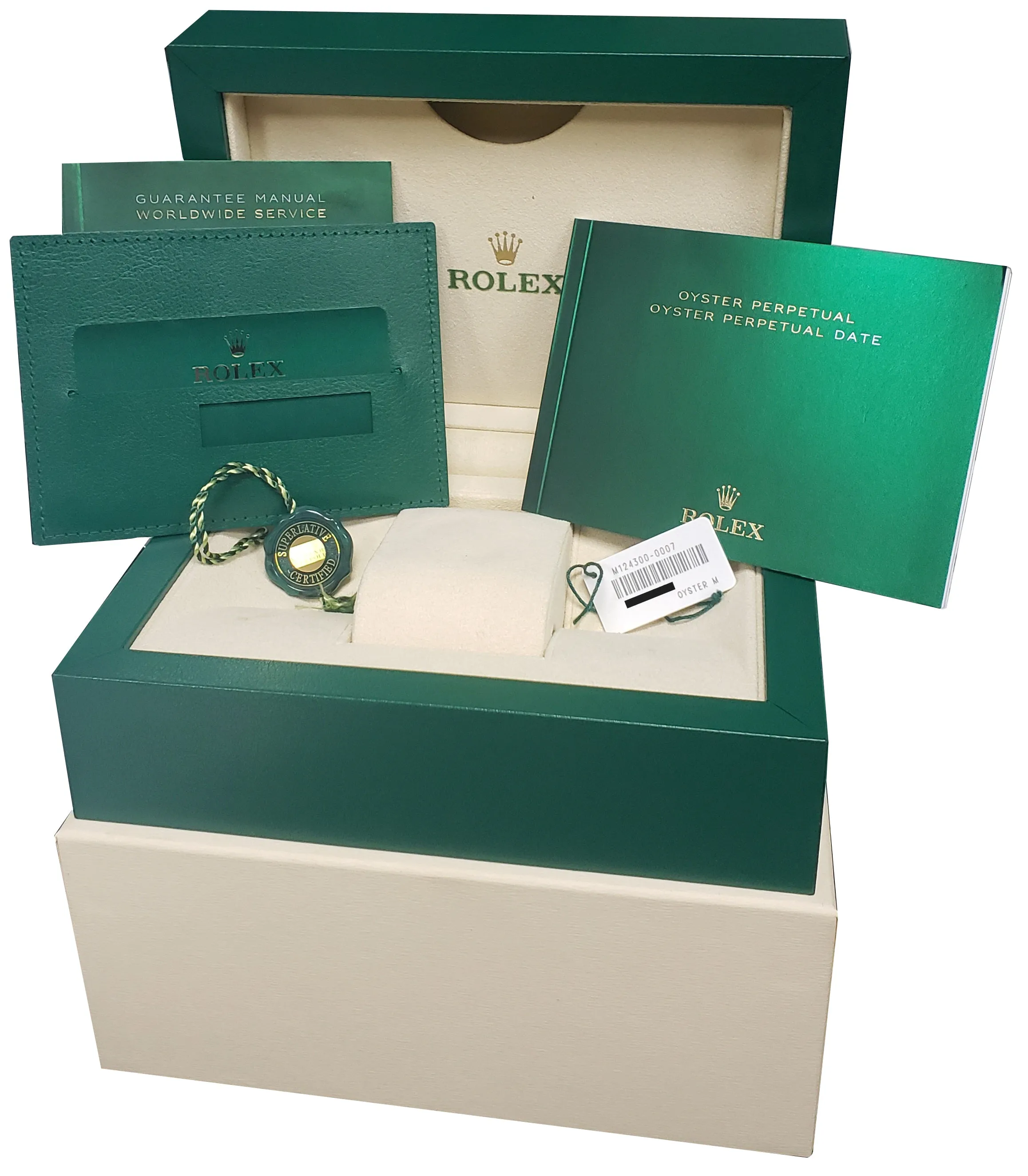 BRAND NEW 2021 Rolex Oyster Perpetual 41mm CORAL RED Oyster Steel Watch 124300