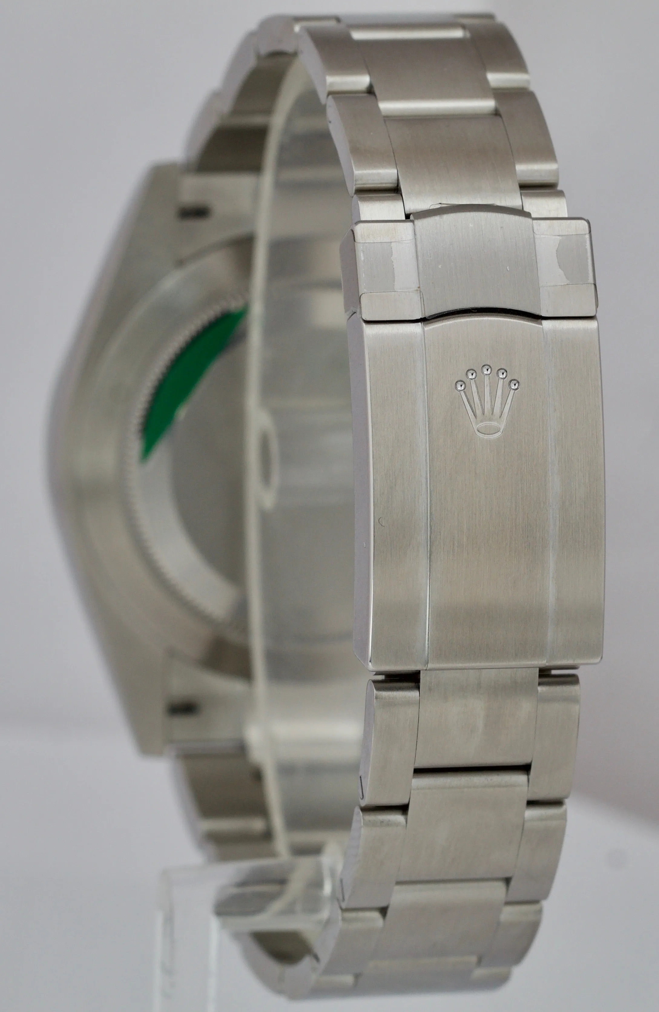 BRAND NEW 2021 Rolex Oyster Perpetual 41mm CORAL RED Oyster Steel Watch 124300