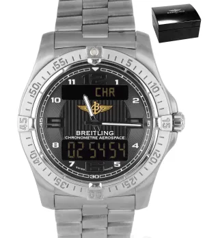 Breitling Aerospace Avantage Co-Pilot Titanium E79362 Digital 42mm Quartz Watch