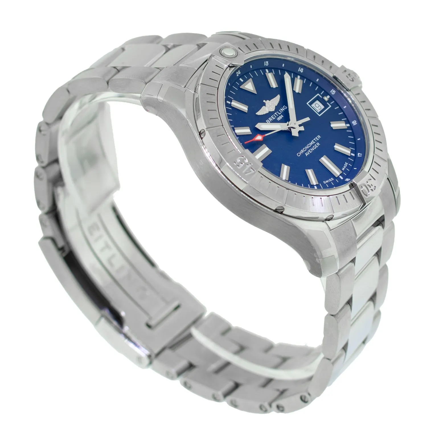 Breitling Avenger 43mm Stainless Steel Blue Index Dial A173181