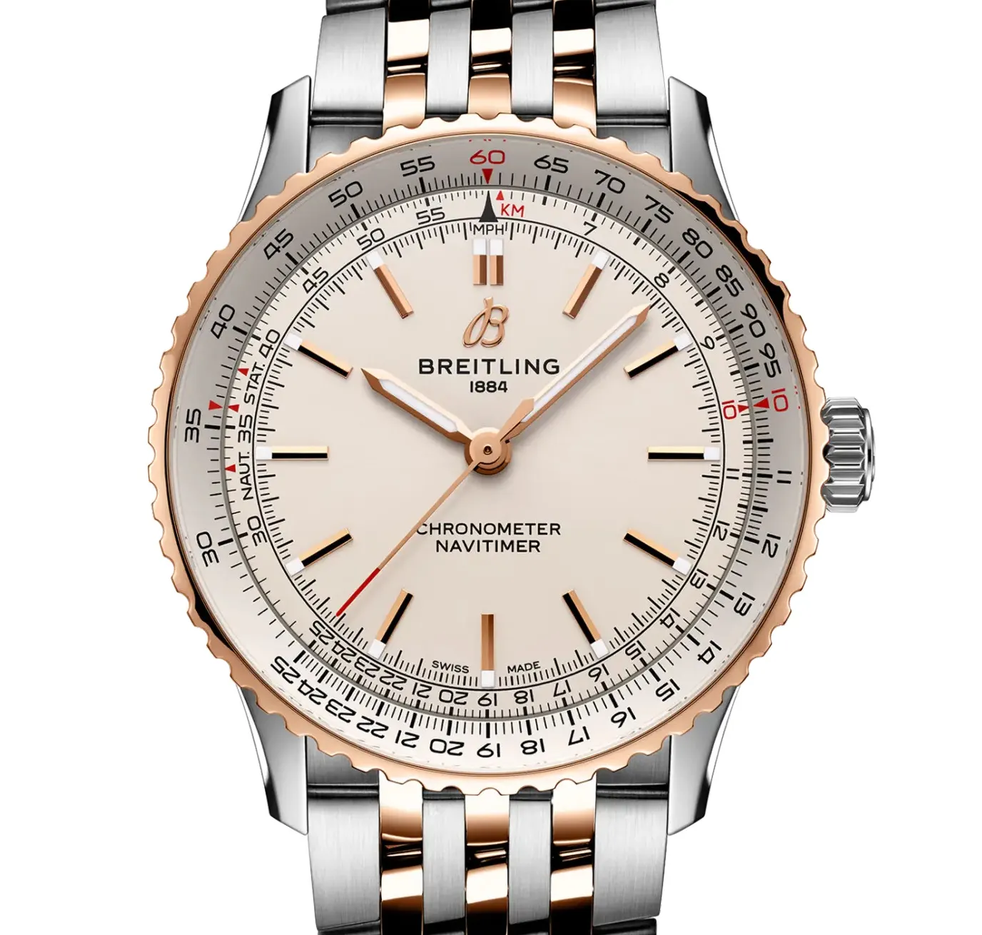 Breitling Navitimer Automatic 41 Watch with Ivory Dial