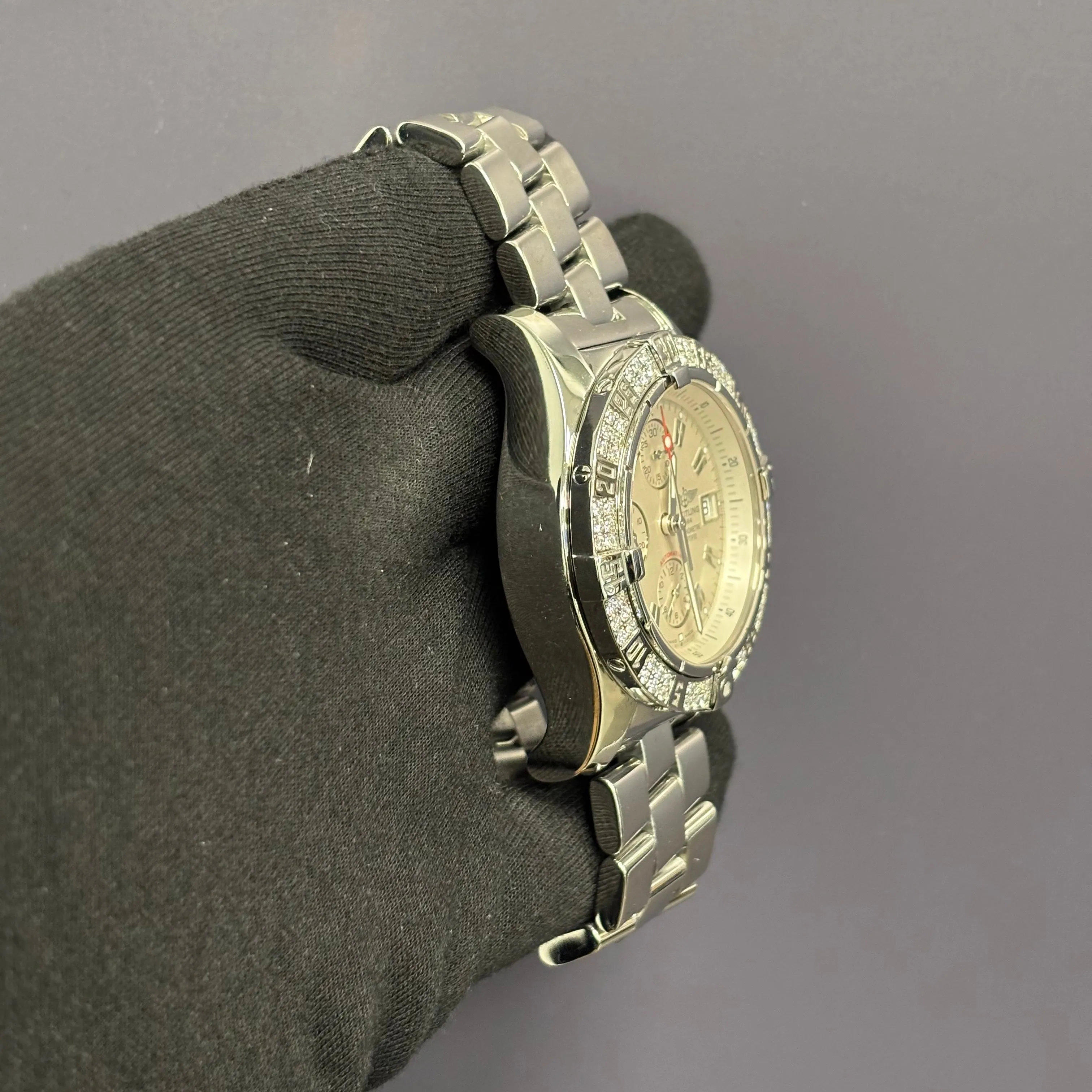 Breitling Super Avenger 48mm White Dial Watch Ref# A13380
