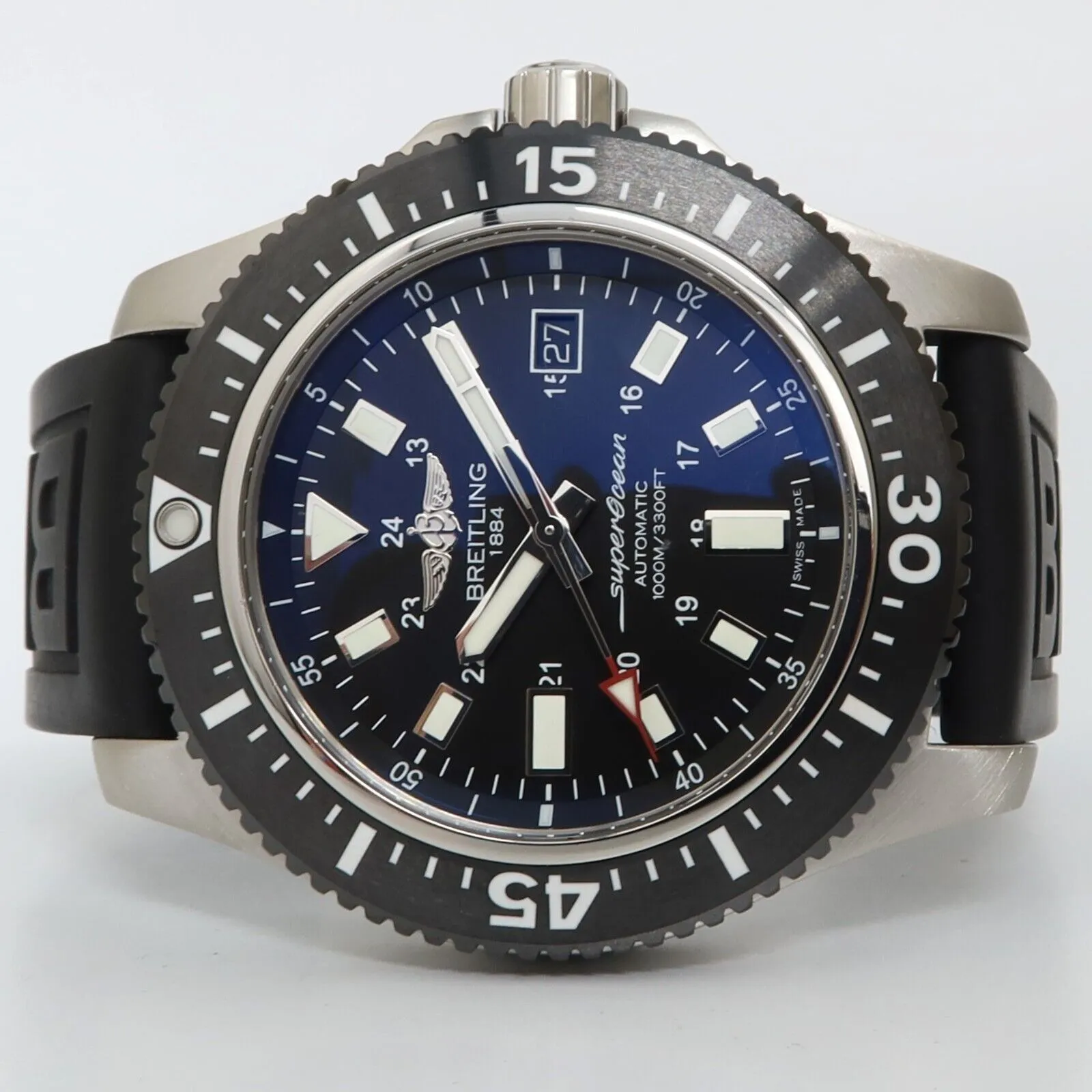 Breitling Superocean 44 Special Black Dial Stainless Steel/Rubber Y17393