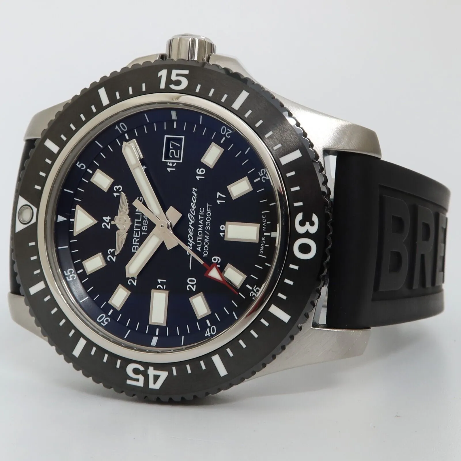 Breitling Superocean 44 Special Black Dial Stainless Steel/Rubber Y17393