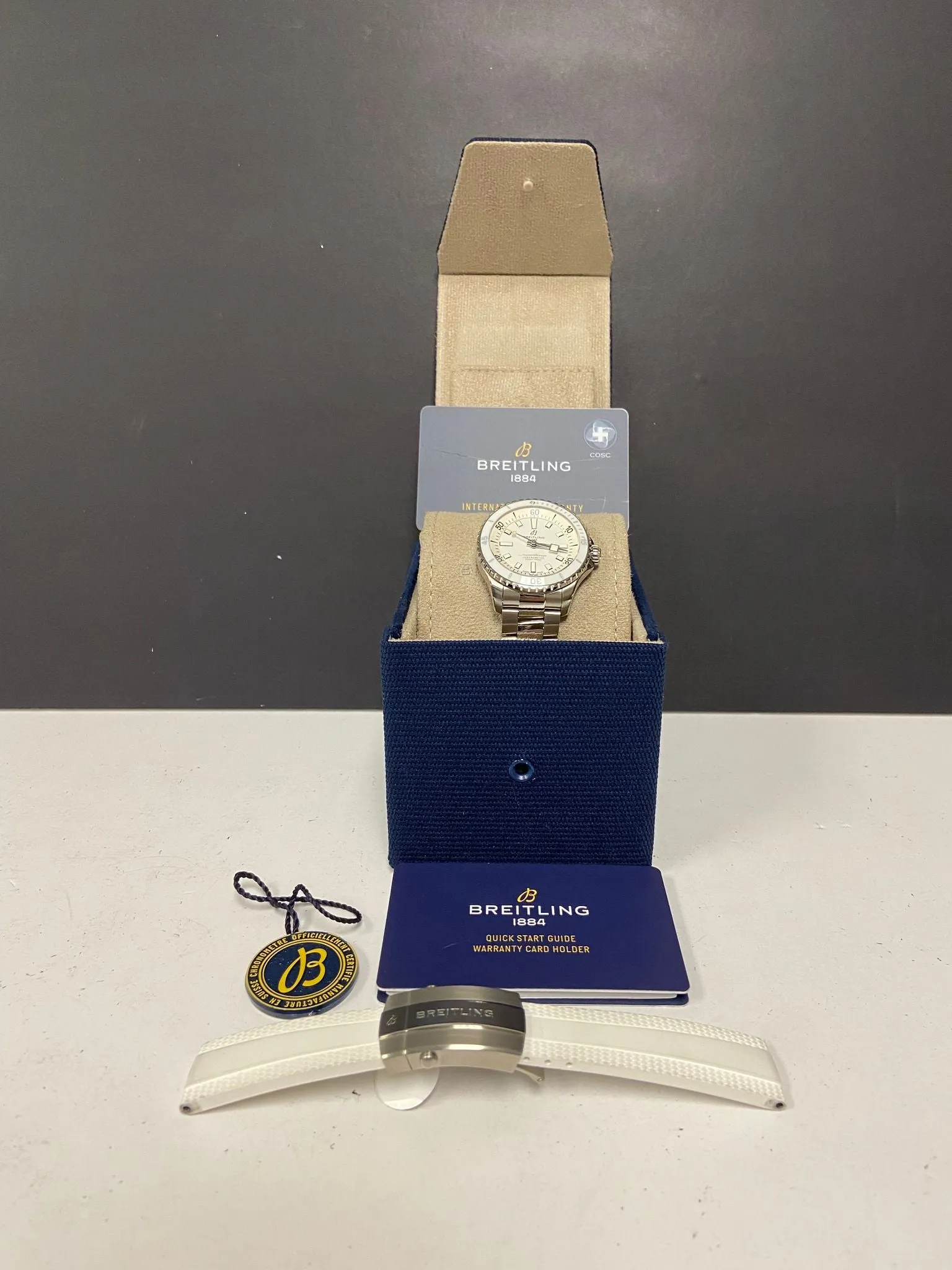 Breitling SUPEROCEAN AUTOMATIC 36 A17377211A1S1 White Dial Automatic Watch