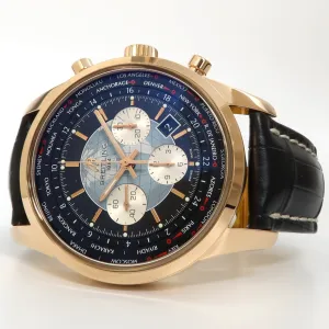 Breitling Transocean Unitime Chronograph Solid 18kt Rose Gold 46MM RB0510