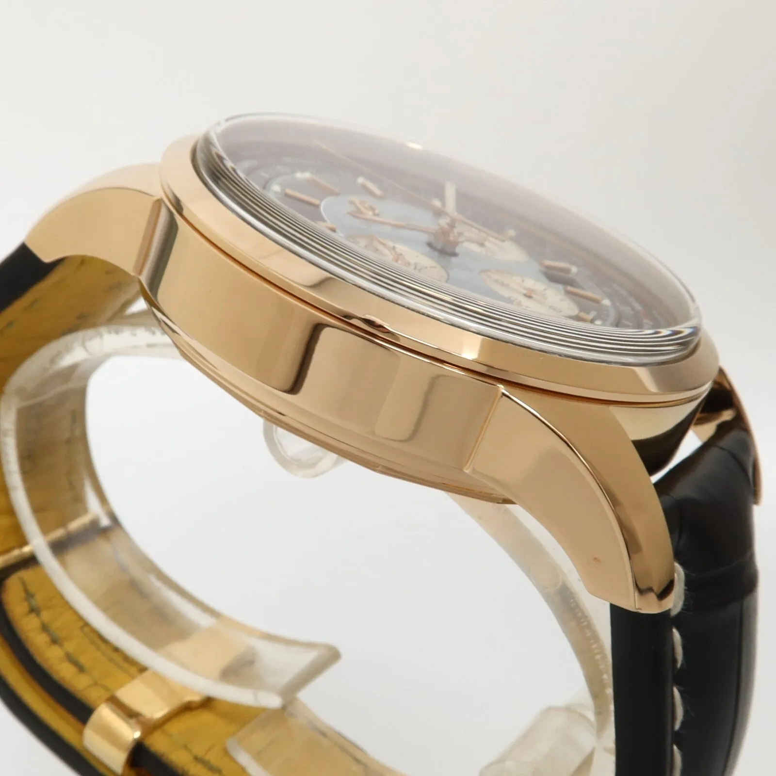 Breitling Transocean Unitime Chronograph Solid 18kt Rose Gold 46MM RB0510
