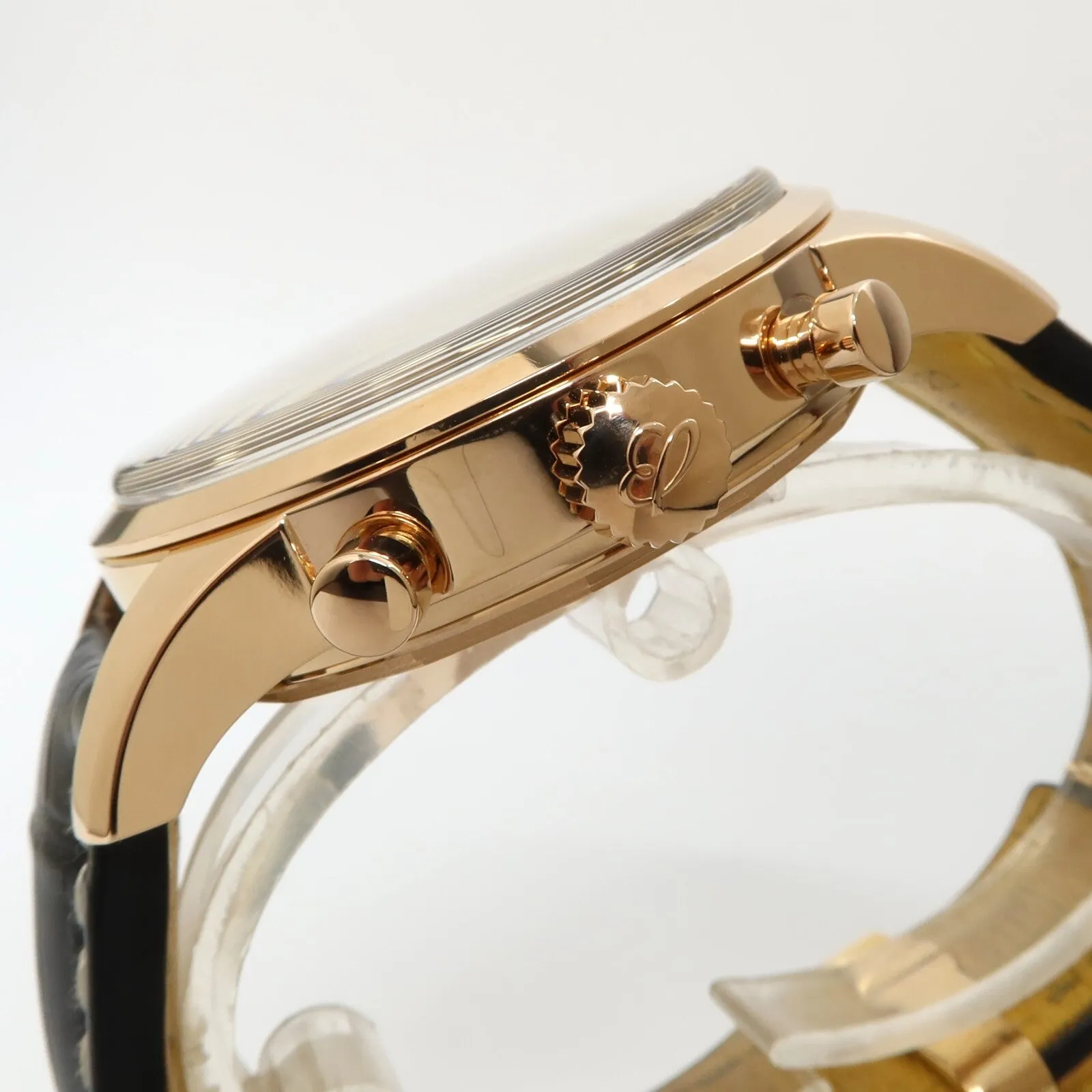 Breitling Transocean Unitime Chronograph Solid 18kt Rose Gold 46MM RB0510