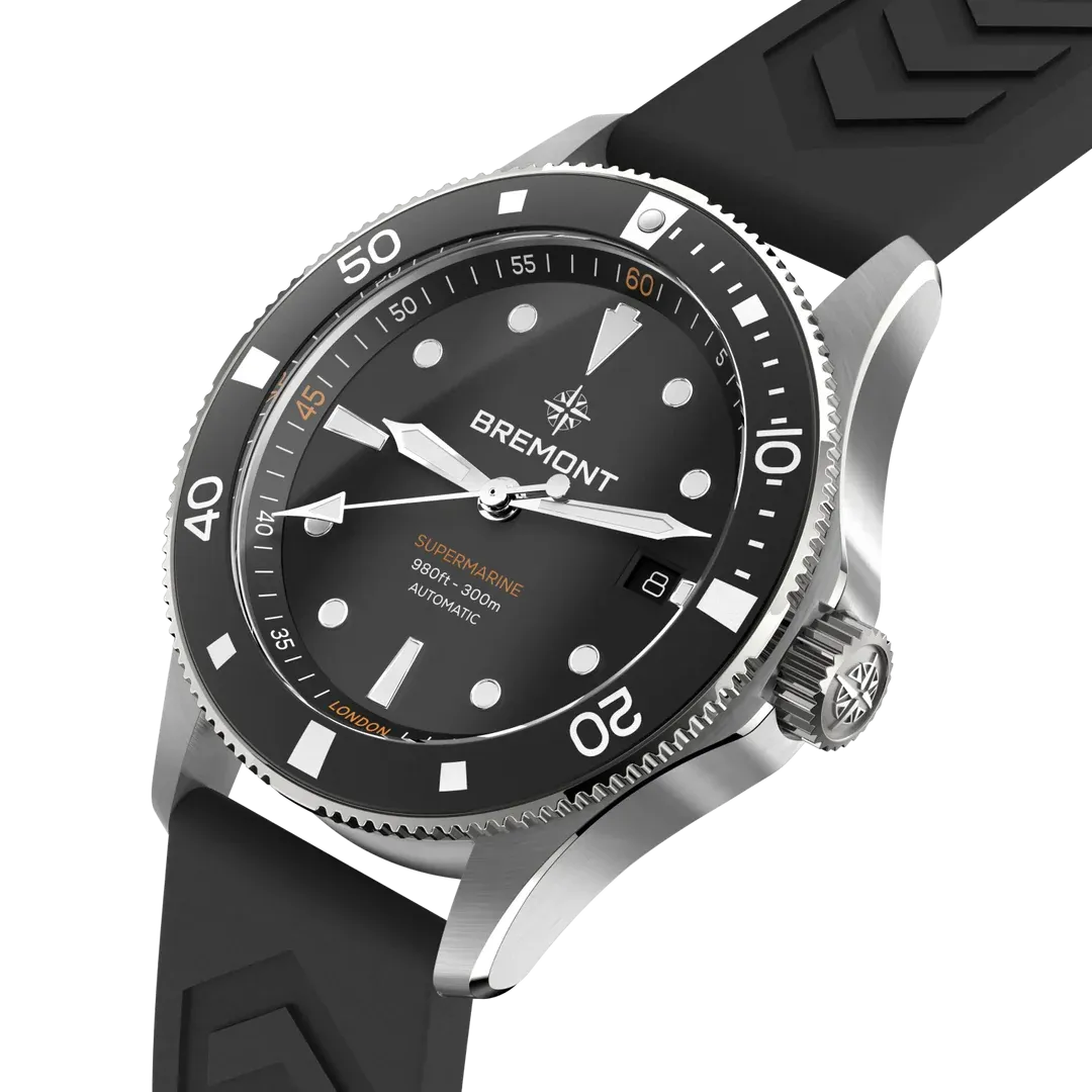 Bremont Supermarine 300M Date SM40-DT-SS-BK-R-S