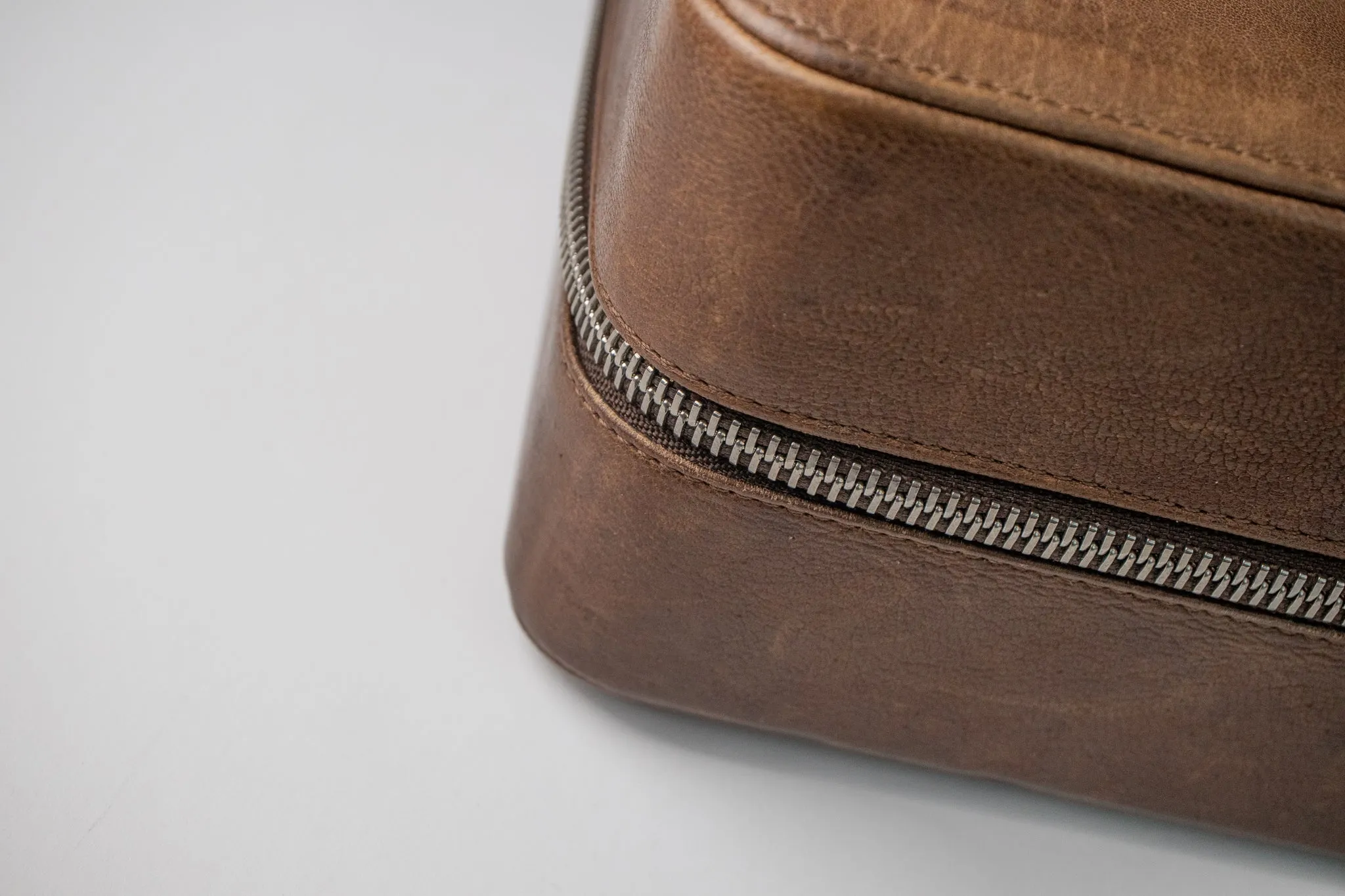 Bulang & Sons Dark Brown Cognac Luxury Leather Watch Box