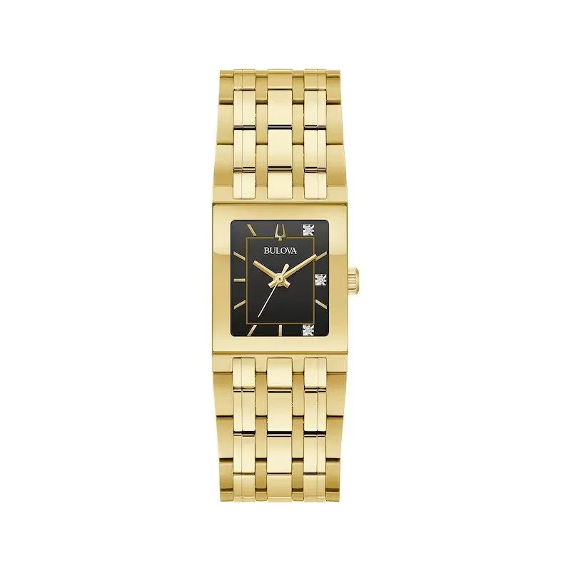Bulova Marc Anthony Quadra Quartz Women's Watch 97P167