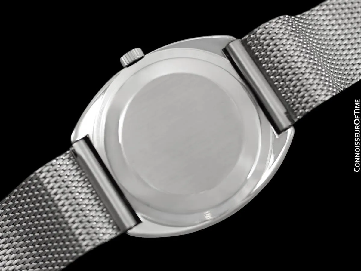 c. 1969 IWC Vintage Mens Watch, Cal. 8541 Automatic, Silver Dial with Date - Stainless Steel