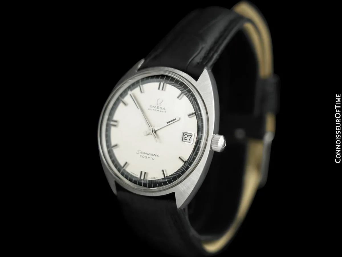 c. 1970 Omega Seamaster Cosmic Vintage Mens Retro Cal. 565 Automatic Watch - Stainless Steel