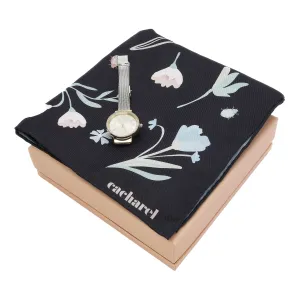 CACHAREL CPMN438A - Set Cacharel (Watch and Scarves)