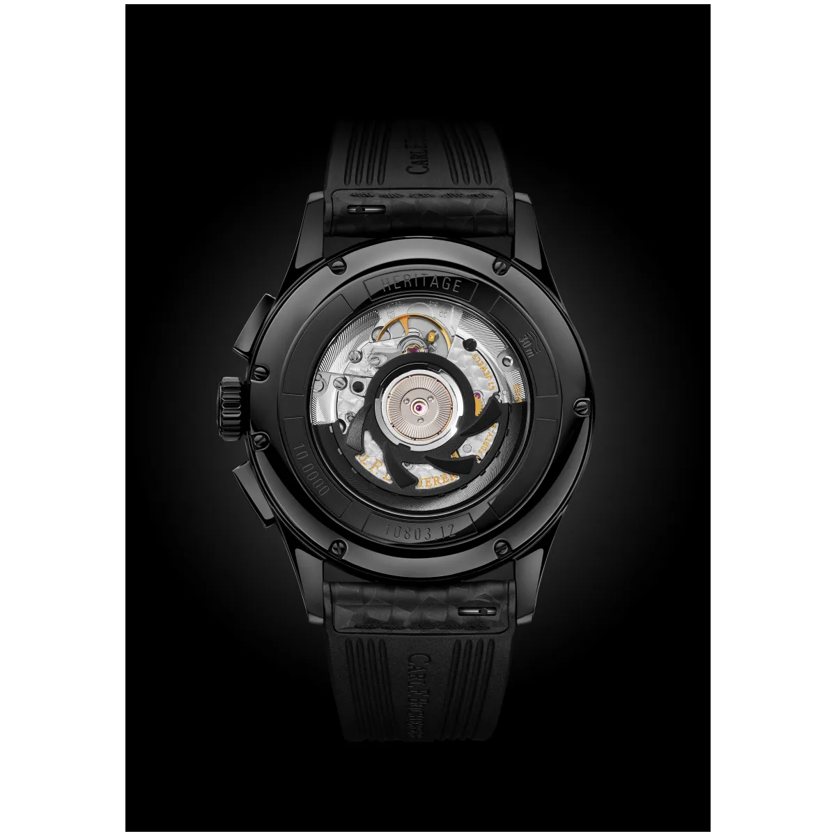 Carl F. Bucherer HERITAGE BICOMPAX ANNUAL BLACK 41MM - 00.10803.12.32.01