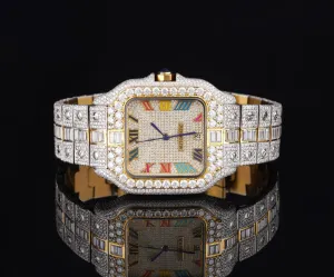 Cartier Moissanite Diamond Watch  W 38