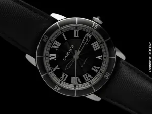 Cartier Ronde Croisière Mens Automatic Ref. 3886 Watch - Stainless Steel
