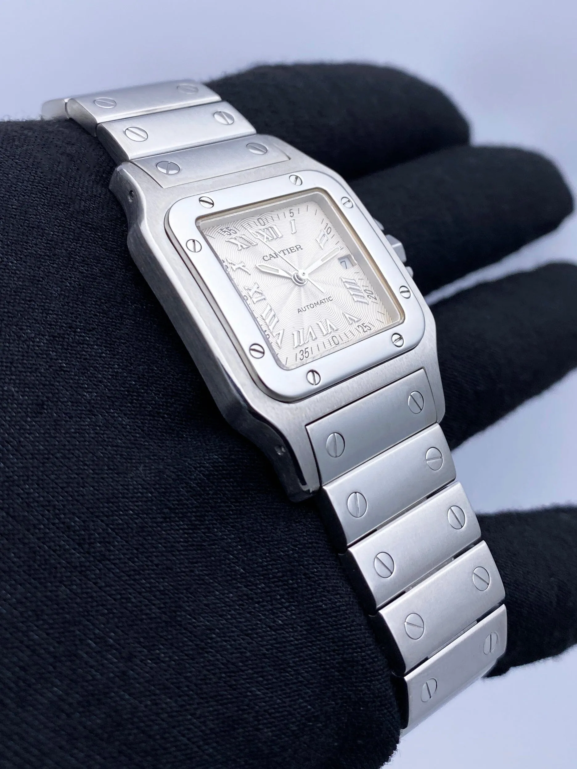 Cartier Santos Galbee W20040D6 Stainless Steel Ladies Watch