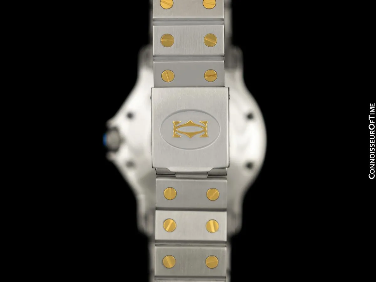 Cartier Santos Octagon Mens Unisex Watch, Automatic - Stainless Steel & 18K Gold