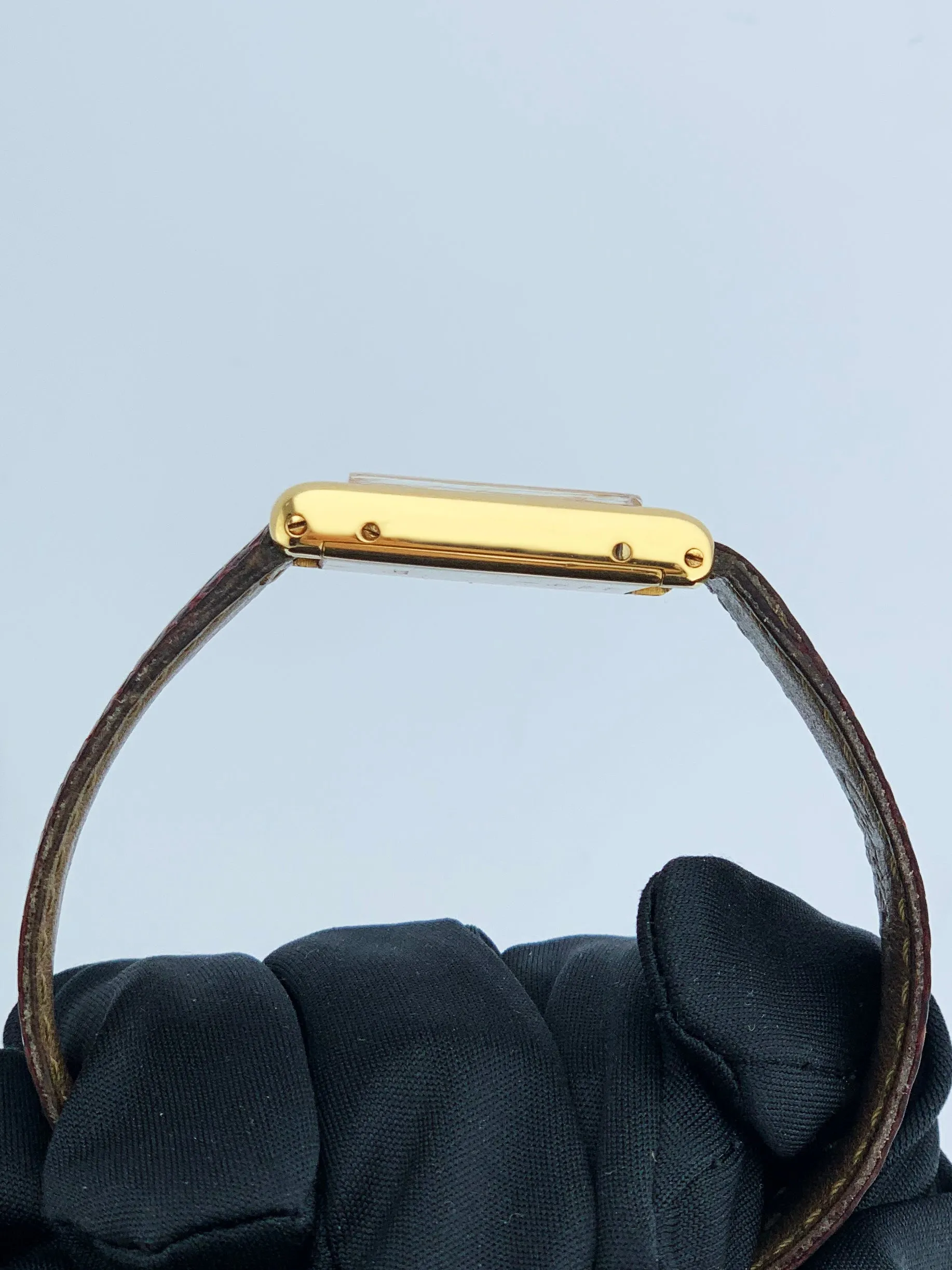 Cartier Tank 78086 Paris 18K Yellow Gold Ladies Watch