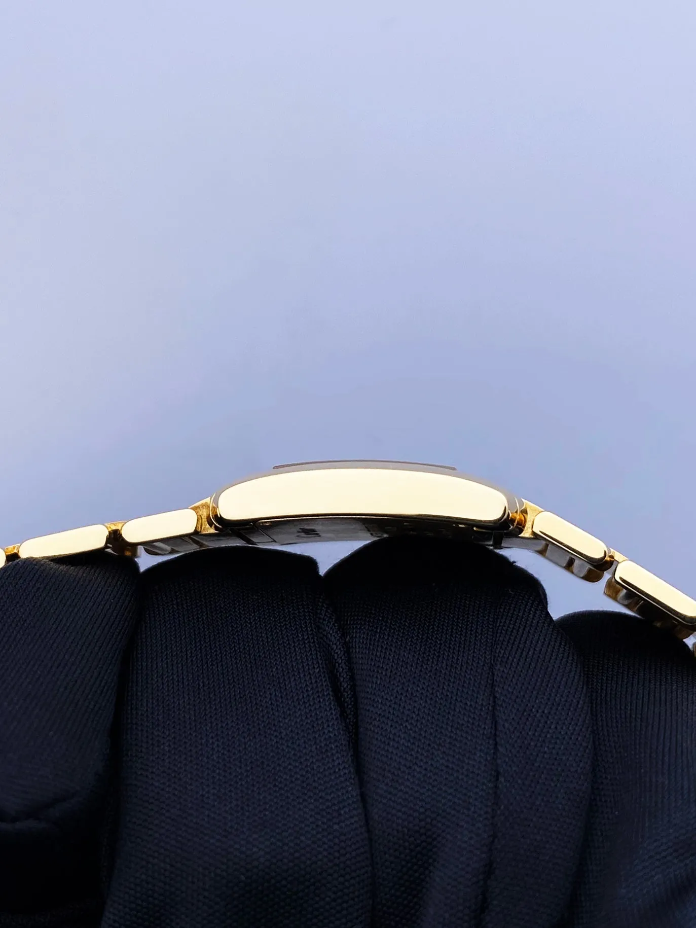 Cartier Tank Francaise 1820 18K Yellow Gold Ladies Watch Box & Papers