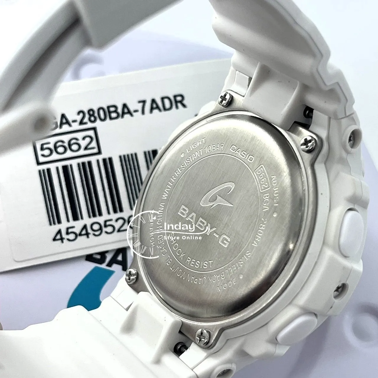 Casio Baby-G Women's Watch BGA-280BA-7A Resin Band Mineral Glass Shock Resistant