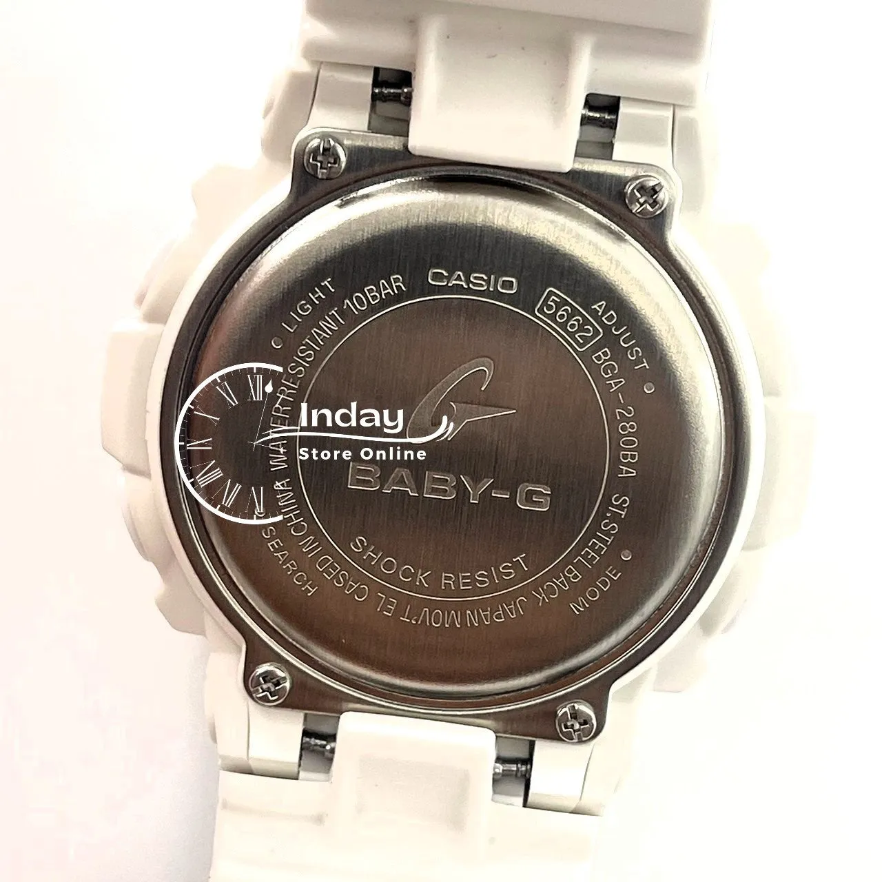 Casio Baby-G Women's Watch BGA-280BA-7A Resin Band Mineral Glass Shock Resistant