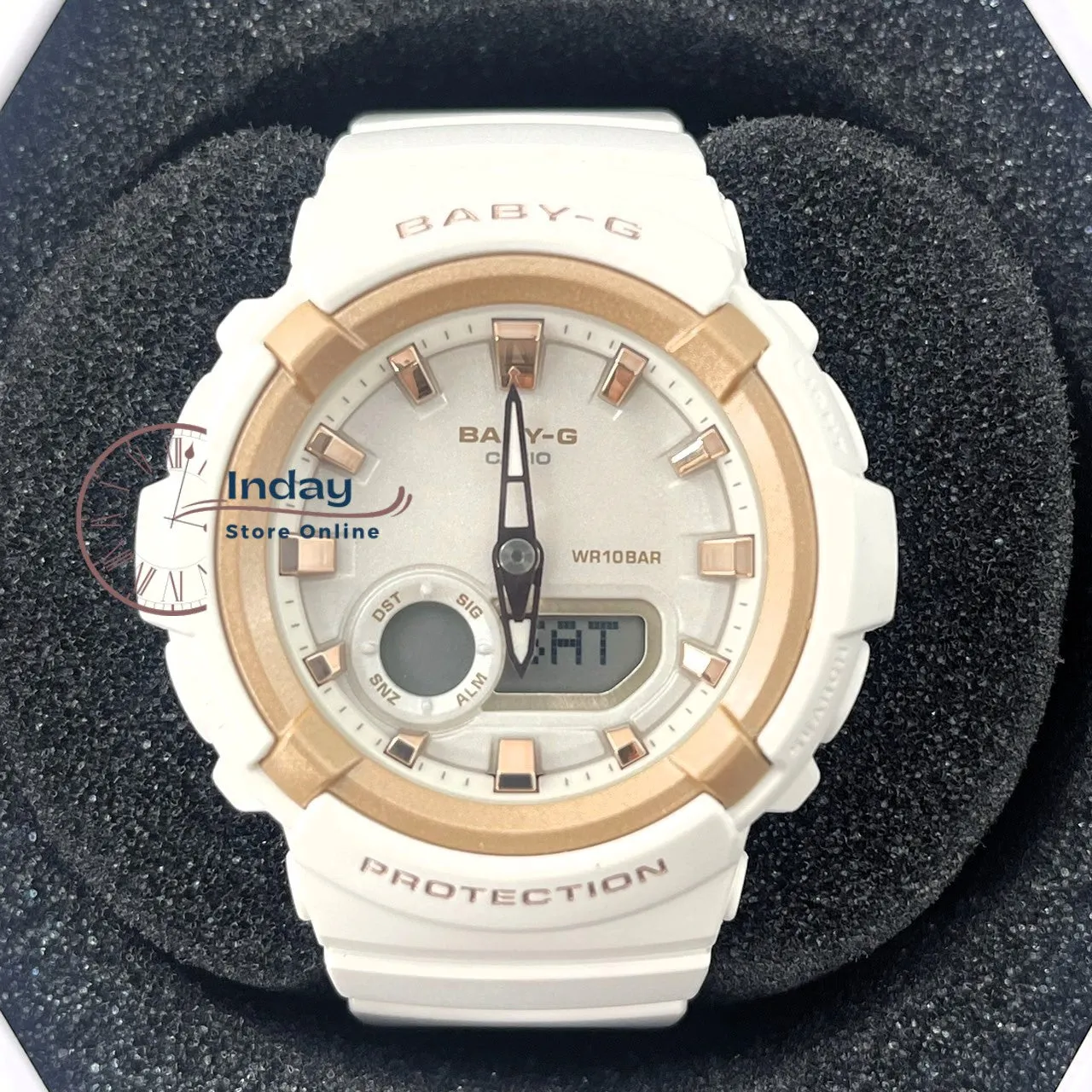 Casio Baby-G Women's Watch BGA-280BA-7A Resin Band Mineral Glass Shock Resistant