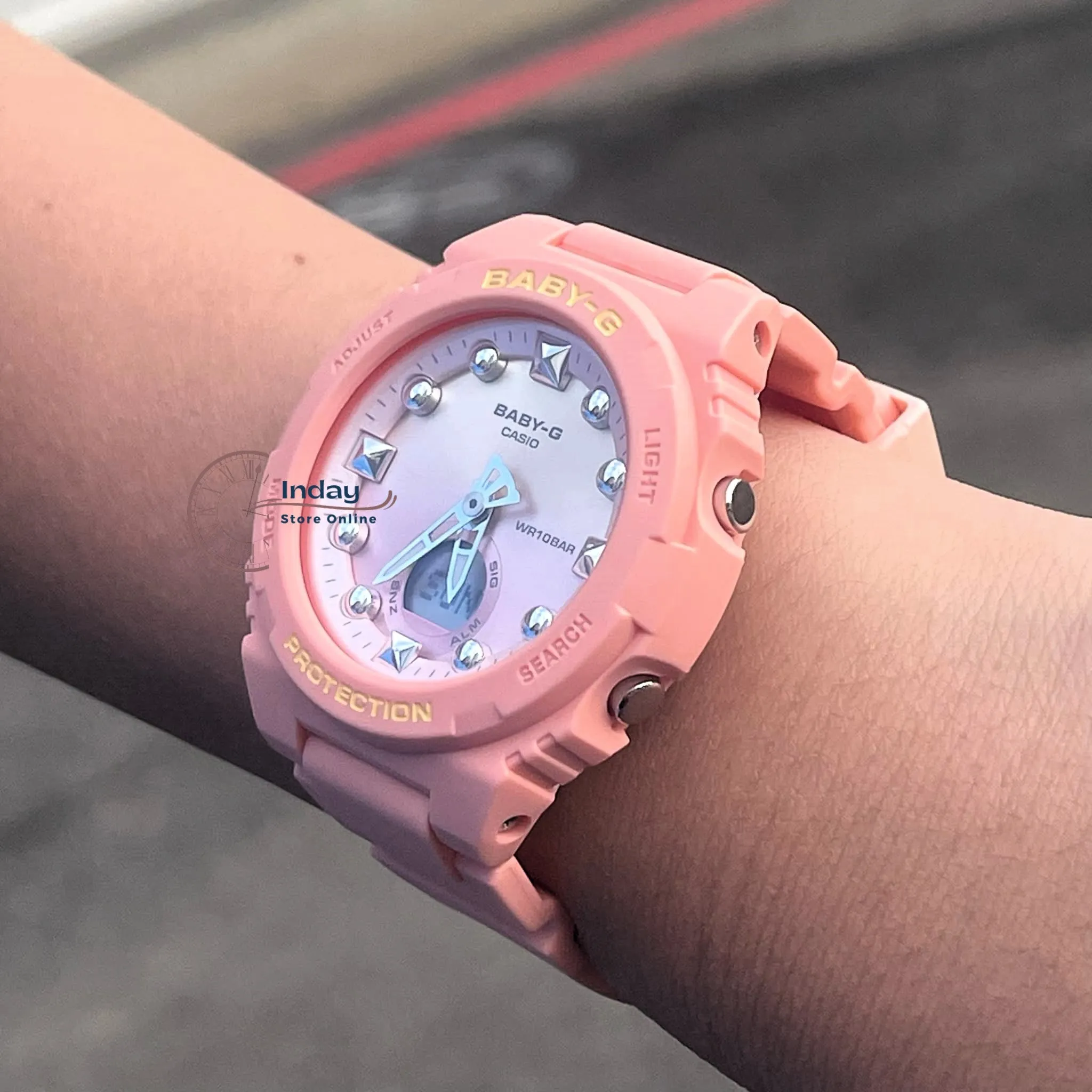 Casio Baby-G Women's Watch BGA-320-4A1 Resin Band Mineral Glass Shock Resistant