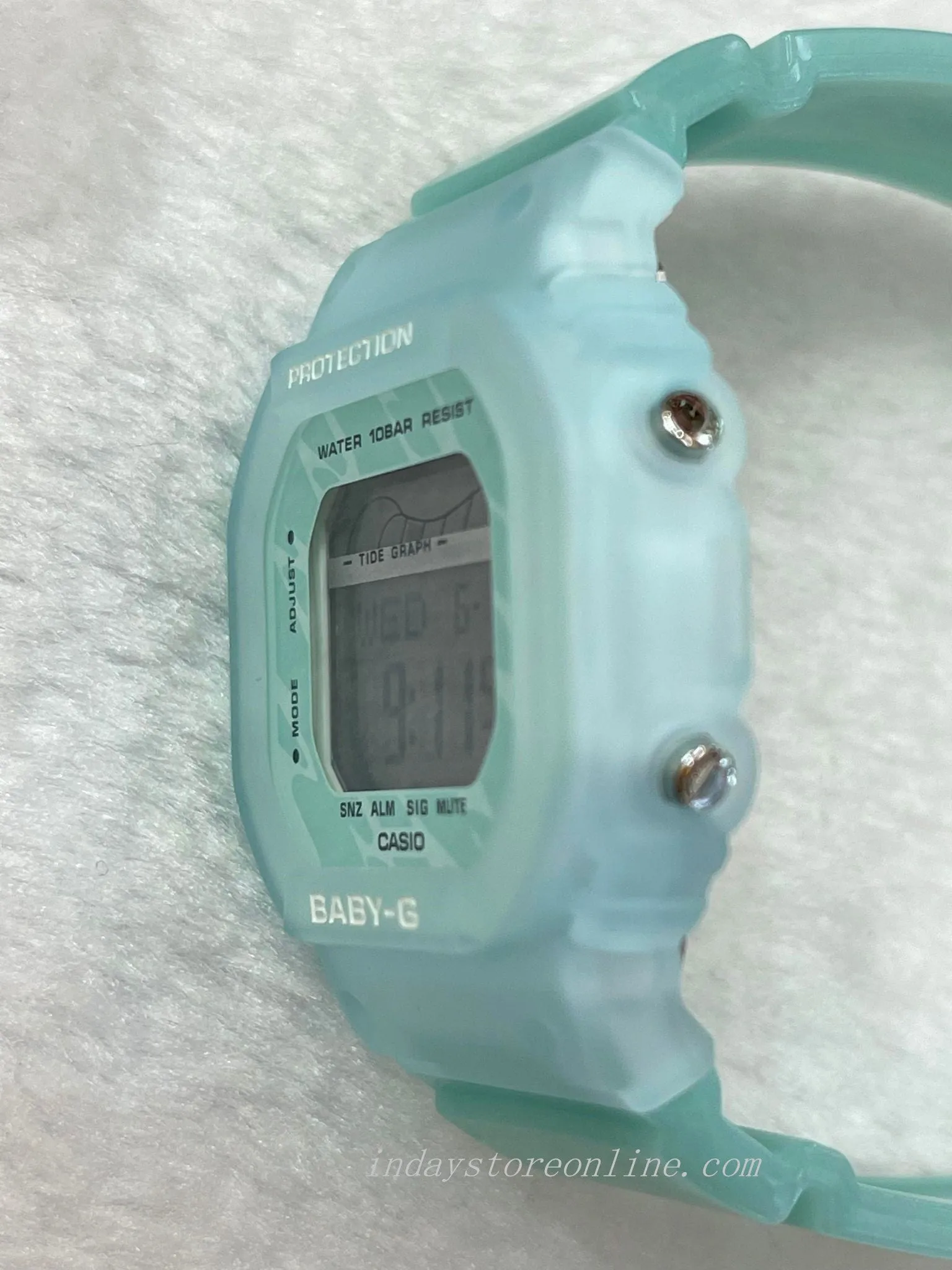 Casio Baby-G Women's Watch BLX-565S-2 Resin Band Shock Resistant Mineral Glass